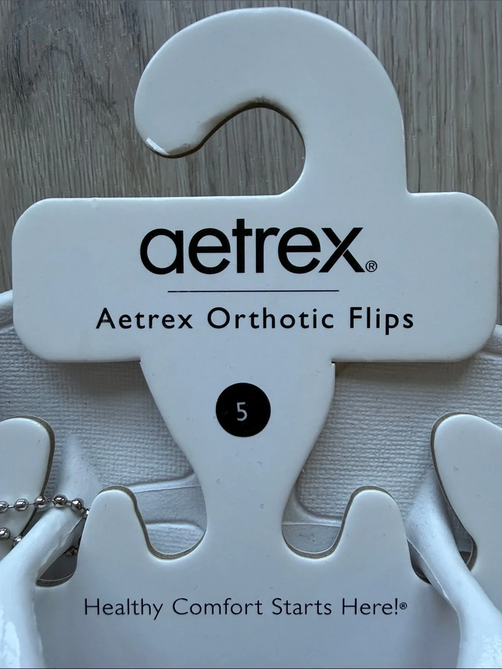 Aetrex Maui Orthotic Flips Sandals Women’s 5 NWT White Water Arch Support Beach